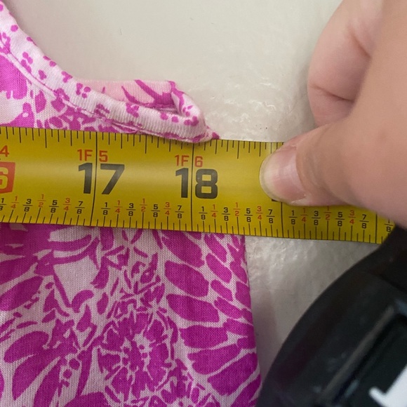 Lilly Pulitzer Lela Henley Tank Dress Pink Bright Fuchsia Women’s Size Small NEW - Picture 6 of 7